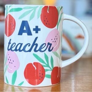 A+ TEACHER 12oz PARKER LANE Mug 🍎☕️💯